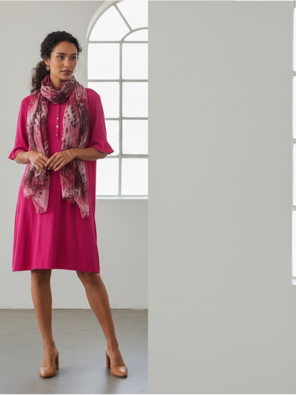 Chico's Fuchsia Shift Dress